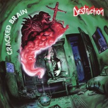 Destruction - Cracked Brain (12” LP Limited edition of 200 on transparent coke bottle green/ black m