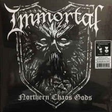Immortal  - Northern Chaos Gods  (12” LP Limited edition of 500 on white & black swirl vinyl in a ga