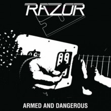 Razor - Armed and Dangerous (12” LP  33 ⅓ RPM, Mini-Album, Limited Edition of 250 on red/black mar