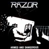 Razor - Armed and Dangerous (12” LP  33 ⅓ RPM, Mini-Album, Limited Edition, Reissue. Classic Canad