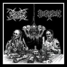 Bone Gnawer / Bonesaw - Bone Gnawer / Bonesaw (Vinyl, 12”, 45 RPM Split, 2012 Pressing)