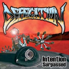 Defecation - Intention Surpassed (12” LP Limited re-issue on red vinyl. UK Grindcore.)