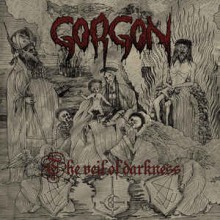 Gorgon - The Veil Of Darkness (12” LP limited edition of 250 on clear red vinyl. Classic French Blac