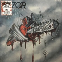 Razor - Violent Restitution (12” LP Limited Edition of 200 Copies, Reissue, White/Red Splatter Vinyl