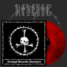 Revenge - Triumph.Genocide.Antichrist (12” LP Limited edition of 500 on Red Black Marble vinyl. Cana