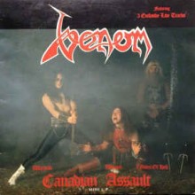 Venom - Canadian Assault (12” LP (Red With White Splatter))