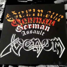 Venom - German Assault (12” LP (Yellow With Red Splatter) )